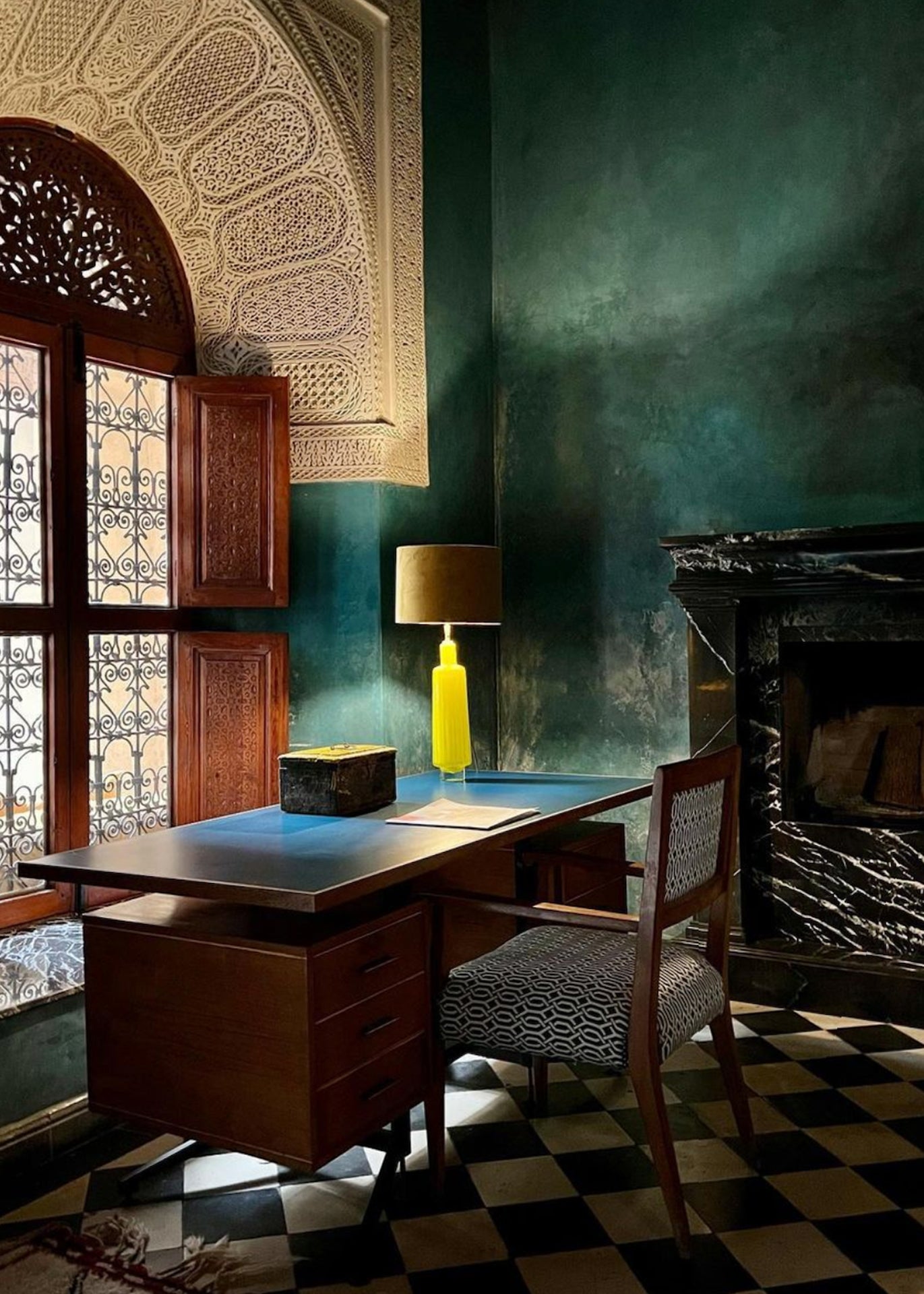 Madame Garage Vintage glass custom-made lamps for El Fenn Hotel, Marrakesh Madame Garage Vintage glass custom-made lamps for El Fenn Hotel, Marrakesh