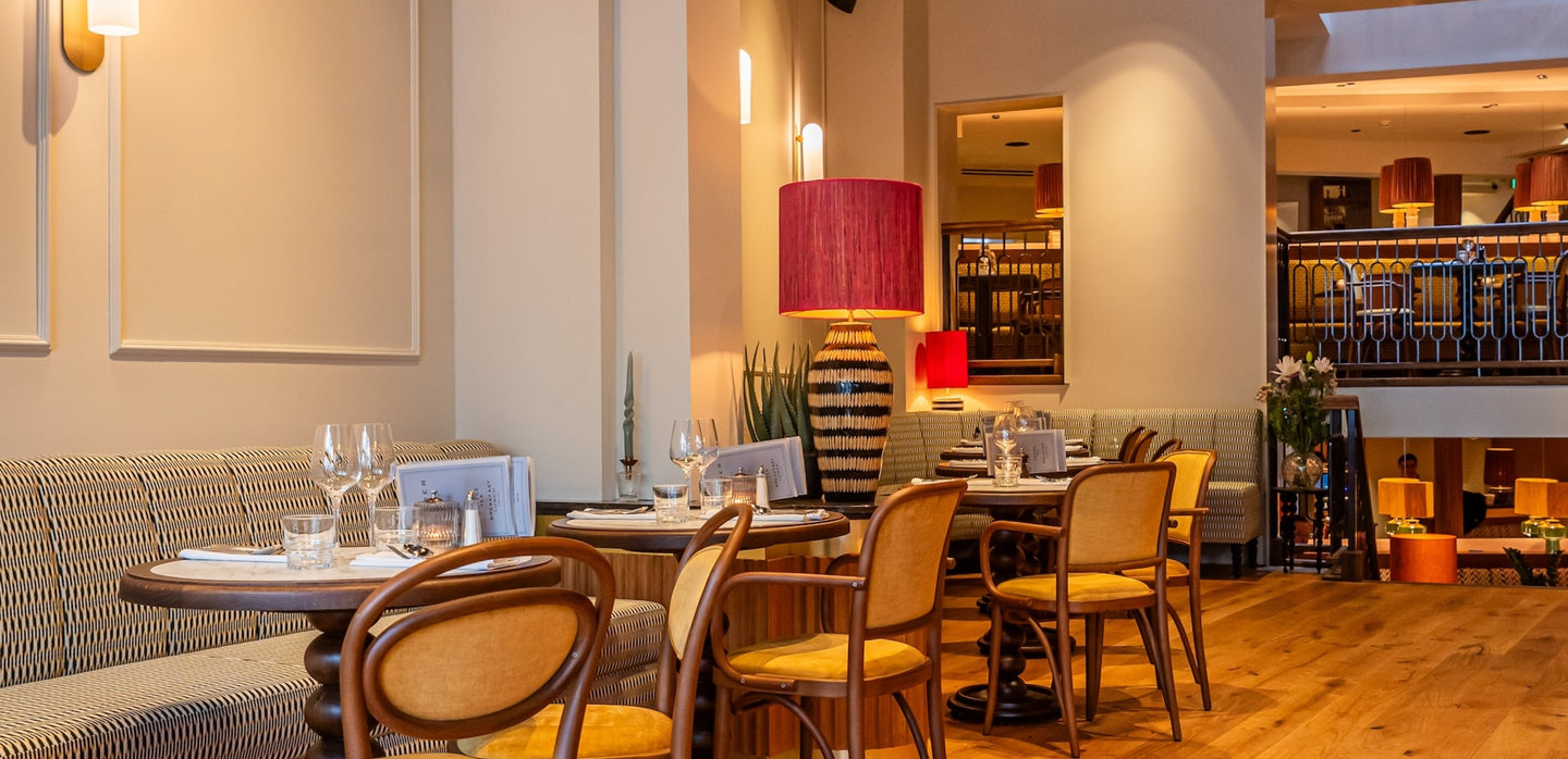 B2B_MadameGarage_bespoken_and handmade lamps and shades for Restaurant Harper B2B_MadameGarage_bespoken_and handmade lamps and shades for Restaurant Harper