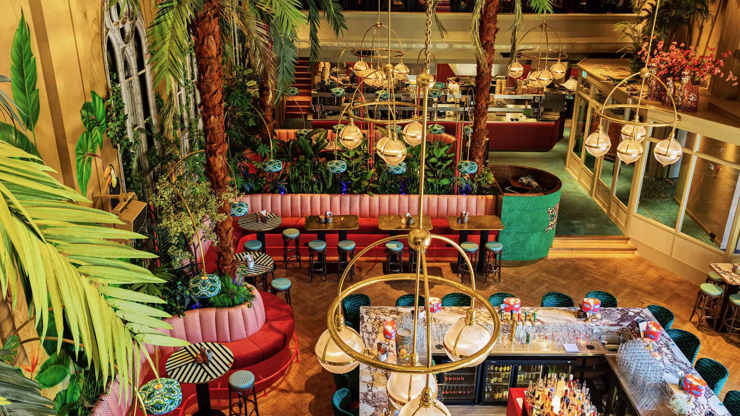 Bespoken Ikat fabric lampshades by Madame Garage Bespoken Ikat fabric lampshades by Madame Garage