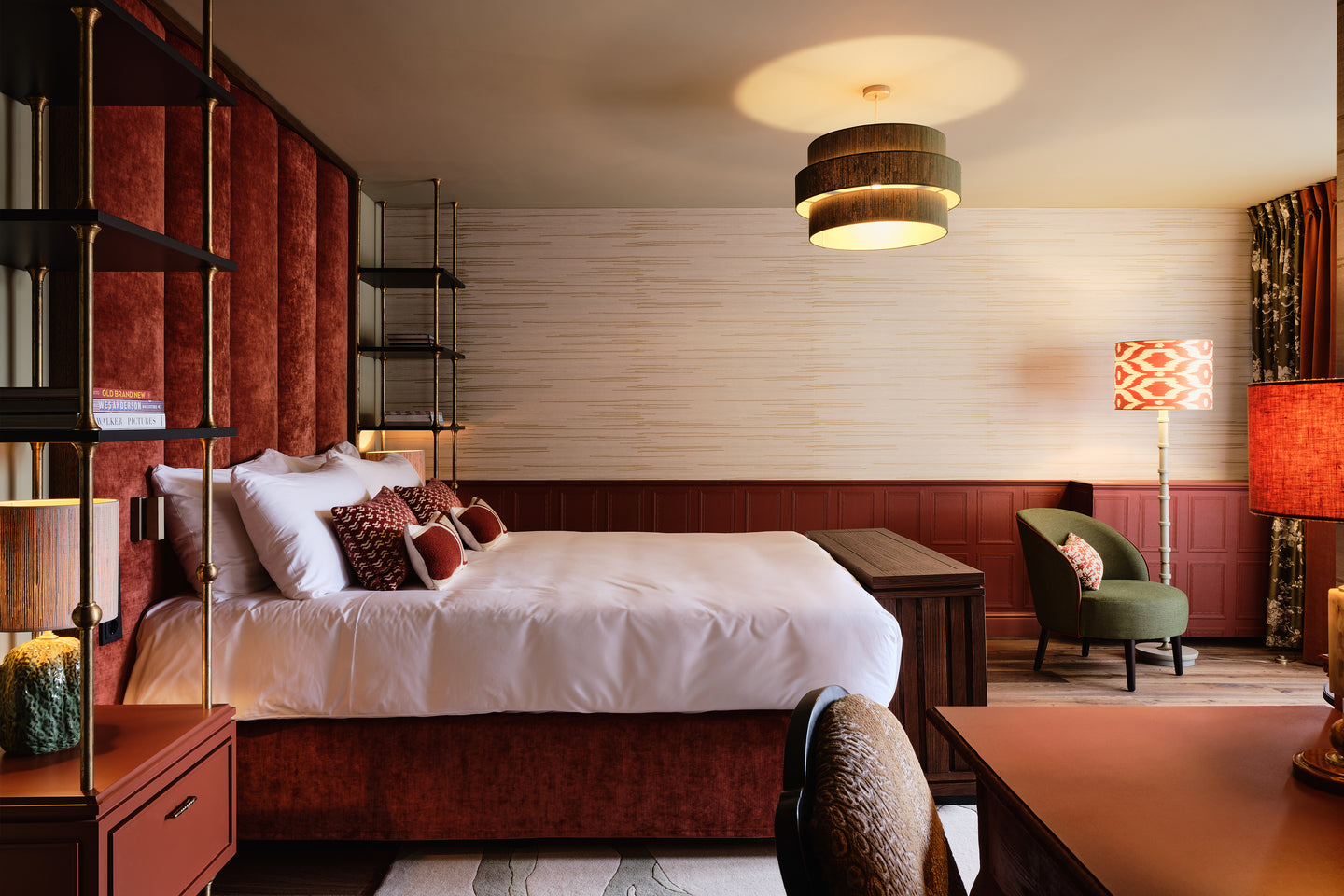 MadameGarage_Chateau_Neercanne_custome_and handmade lamps and 3 tiered lamp shade MadameGarage_Chateau_Neercanne_custome_and handmade lamps and 3 tiered lamp shade