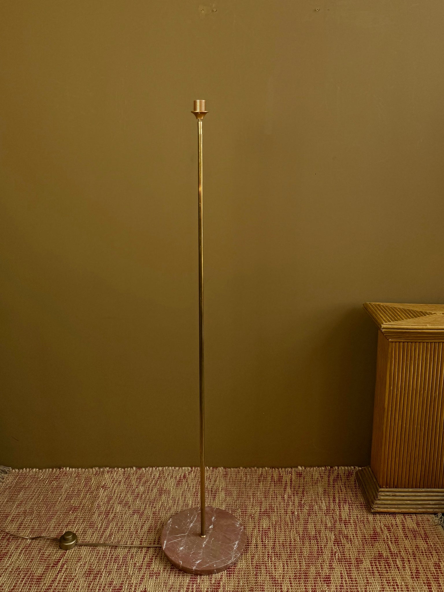 Red Marble Floor Lamp Model A Red Marble Floor Lamp Model A