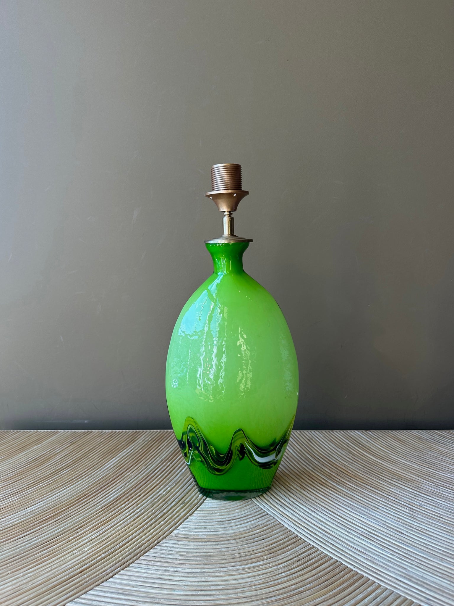 Vintage Lime Green Glass