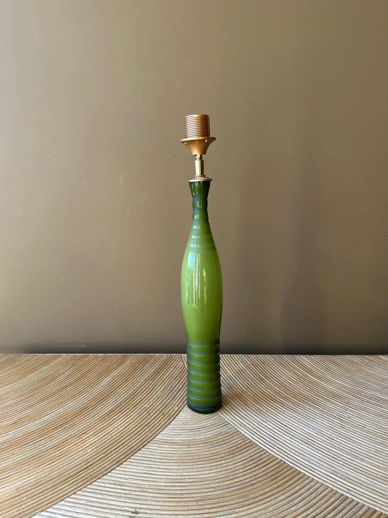 Vintage Olive Glass Skinny