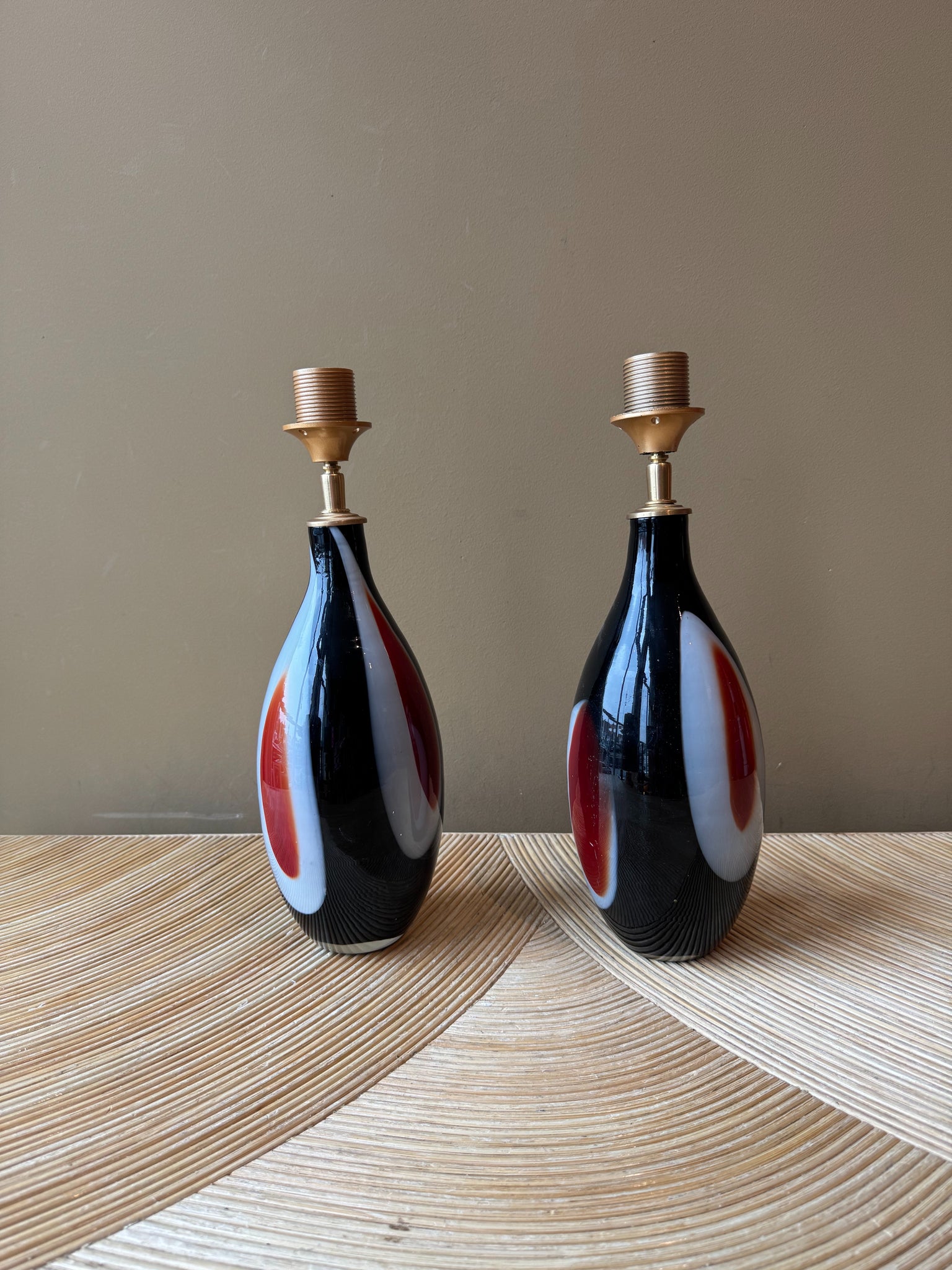 Vintage Black Red Eyes