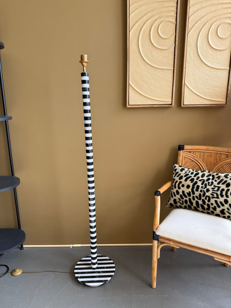 Black & White Floor Lamp Model H