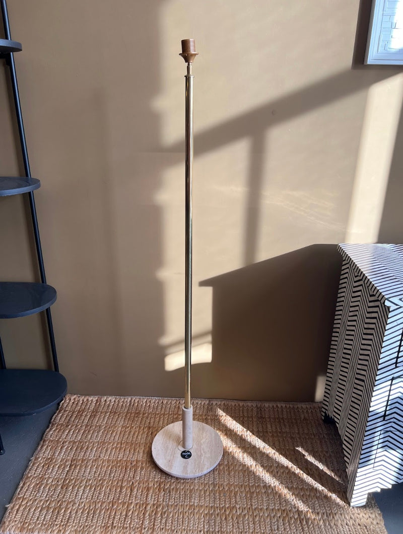 Marble Brown Floor Lamp Model E
