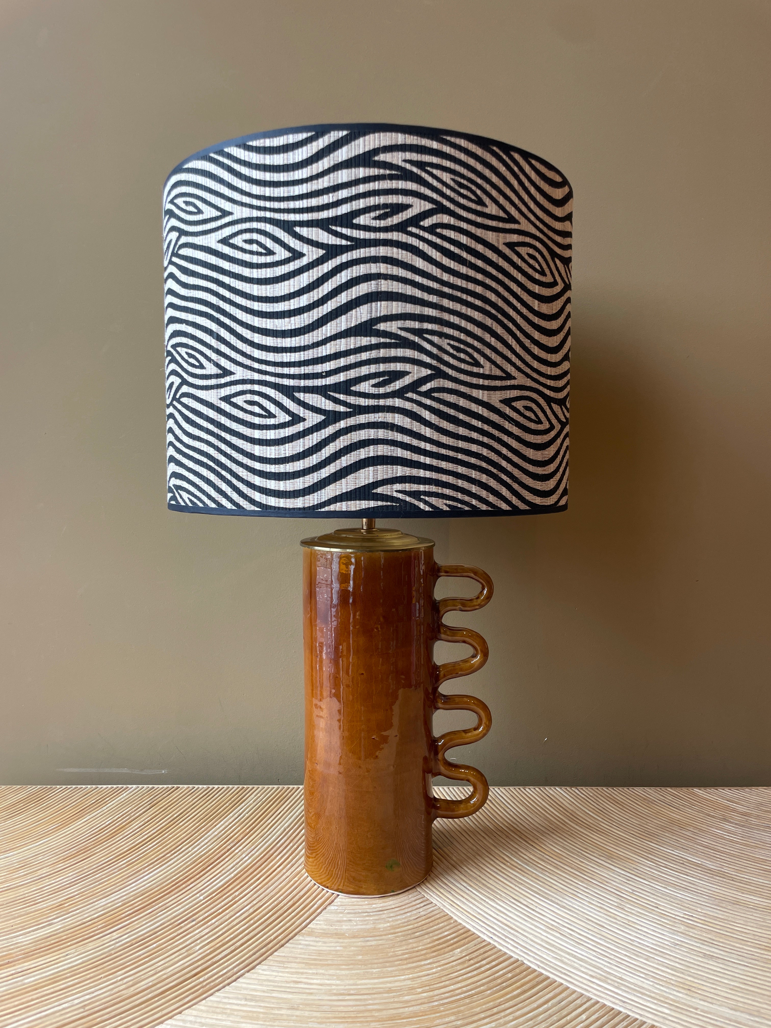 Marrakech Cognac Zigzag | Unique Design by Madame Garage