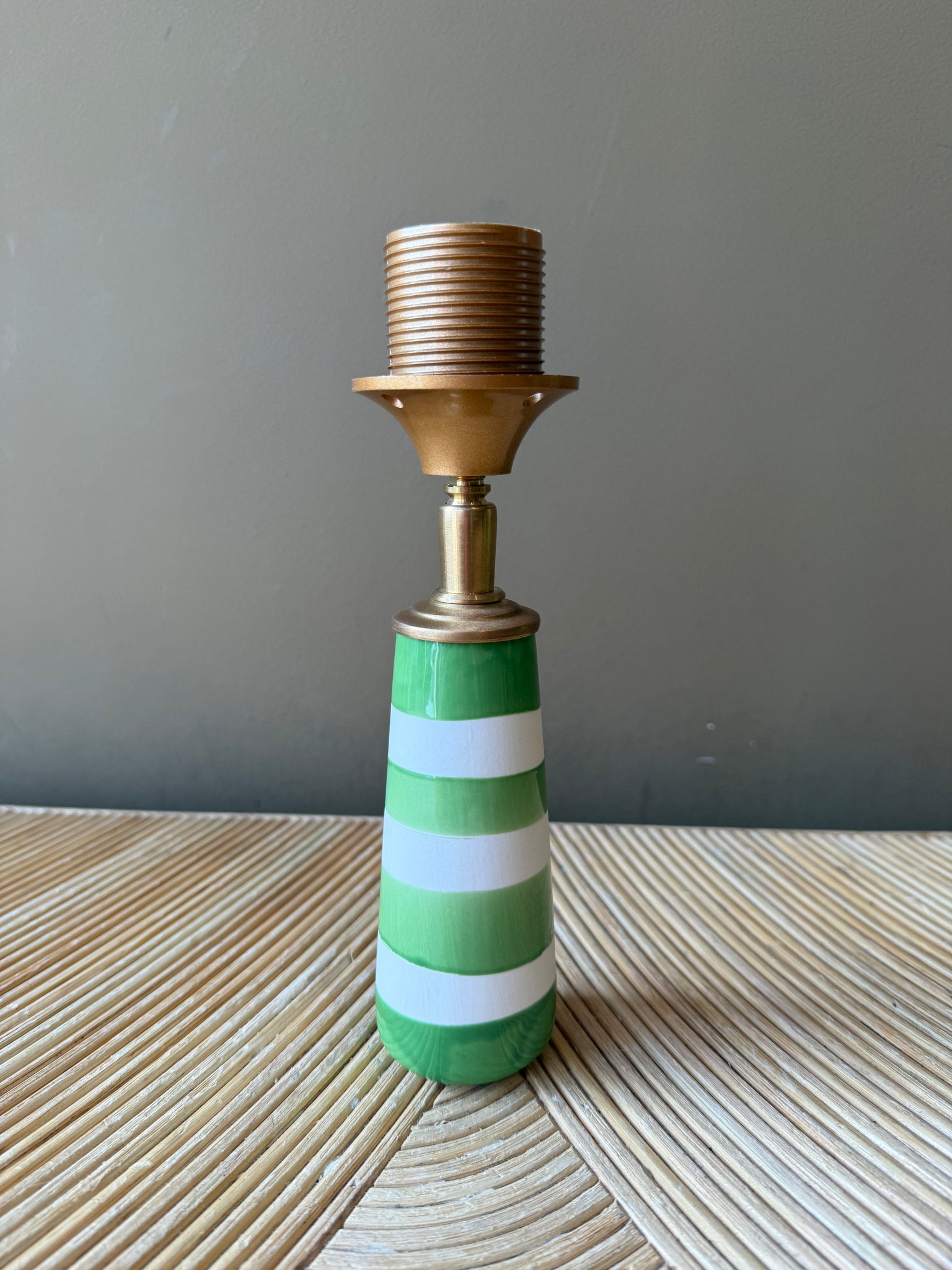 Port-a-table Striped Cone Green