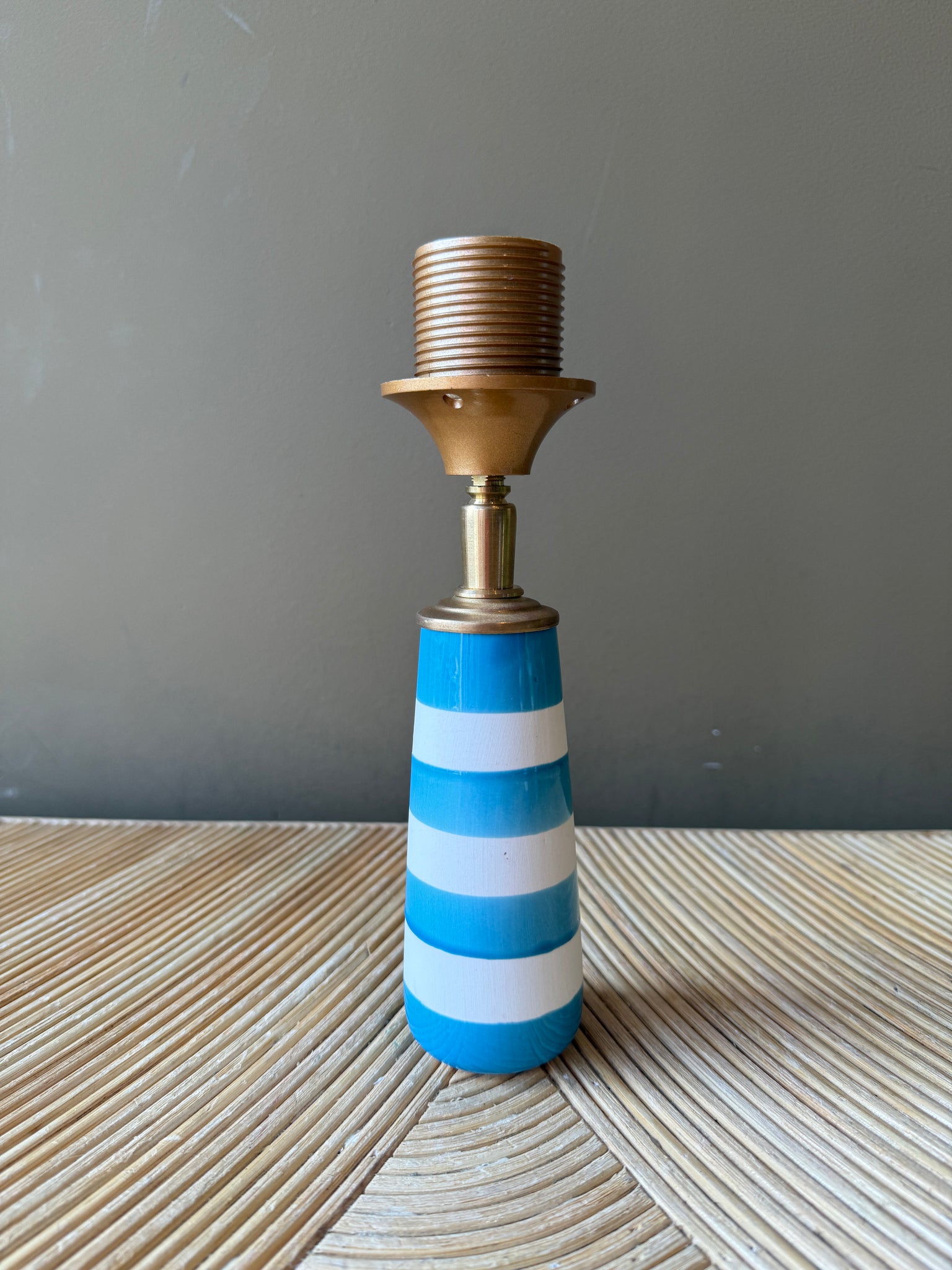 Port-a-table Striped Cone Light Blue