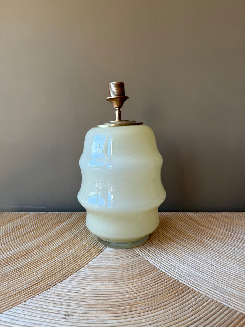 Creme Glass Beehive