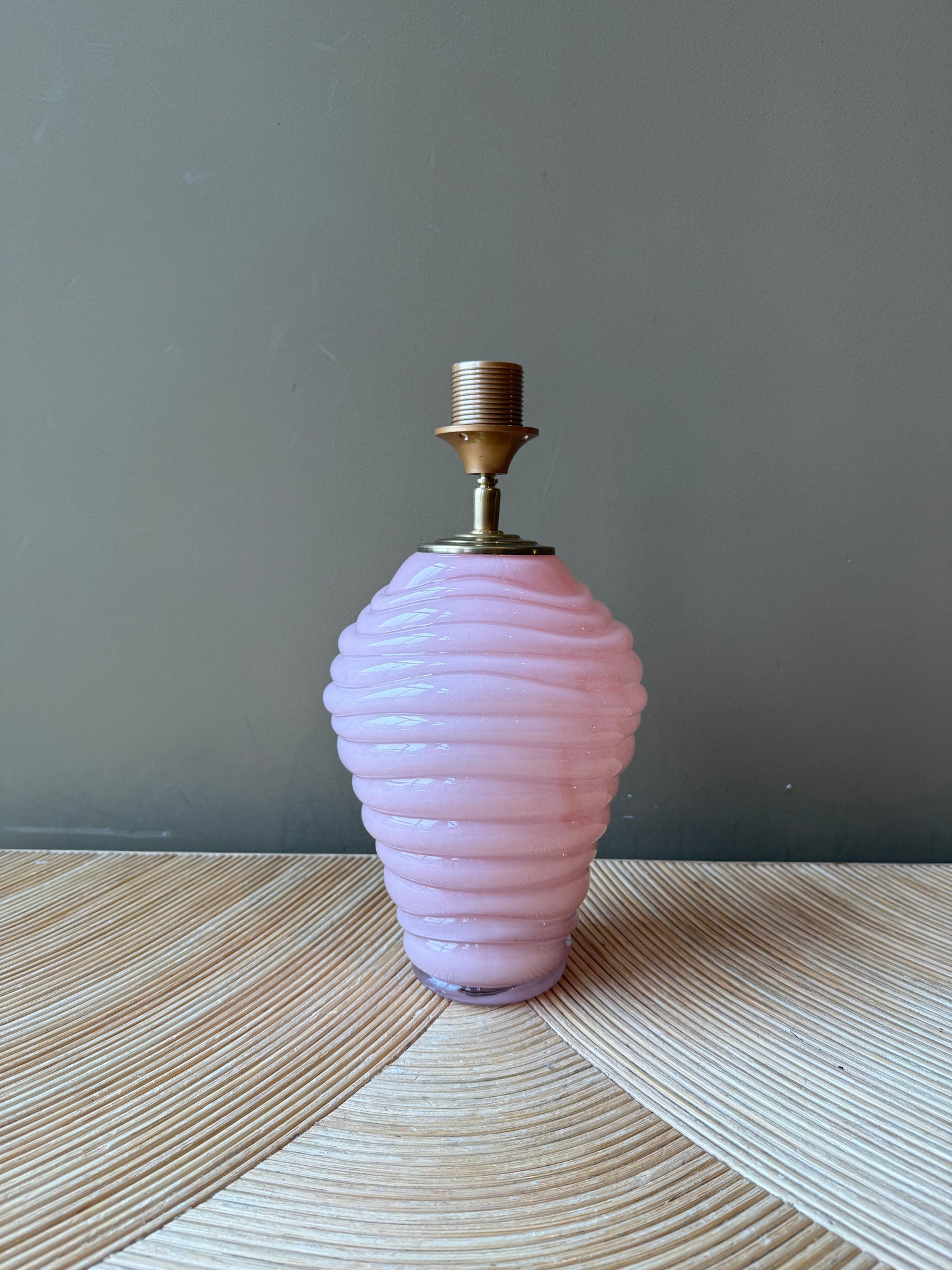 Pink Glass Beehive M