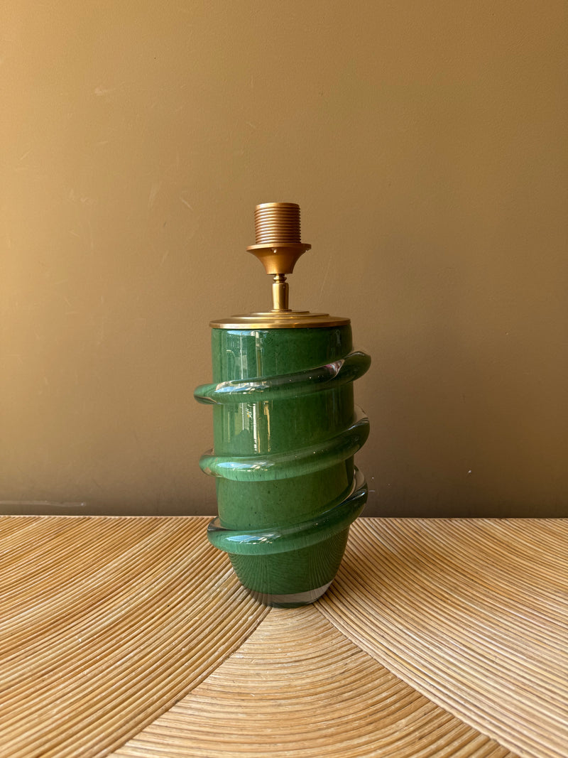 Green Glass Swirls
