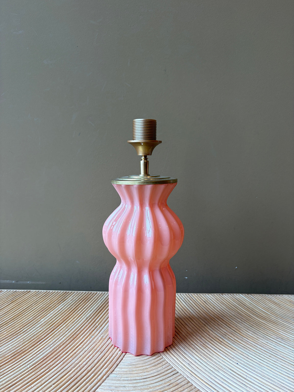 Pink Glass Ribbles