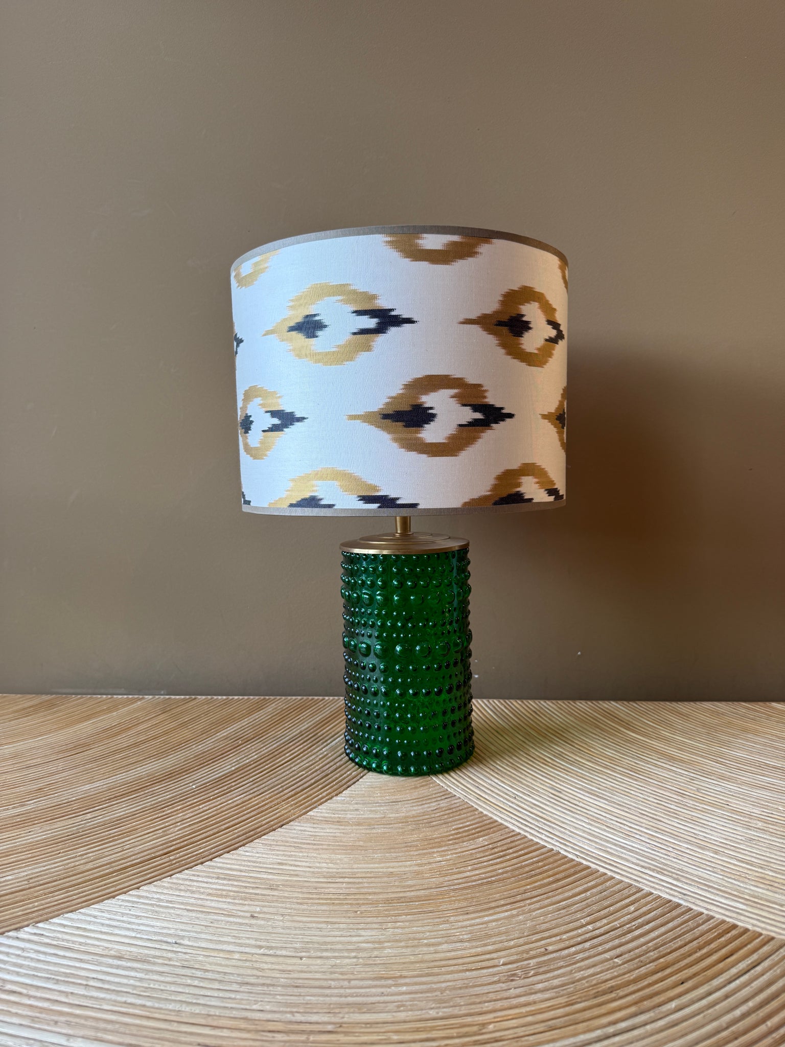 Green Glass Dots S