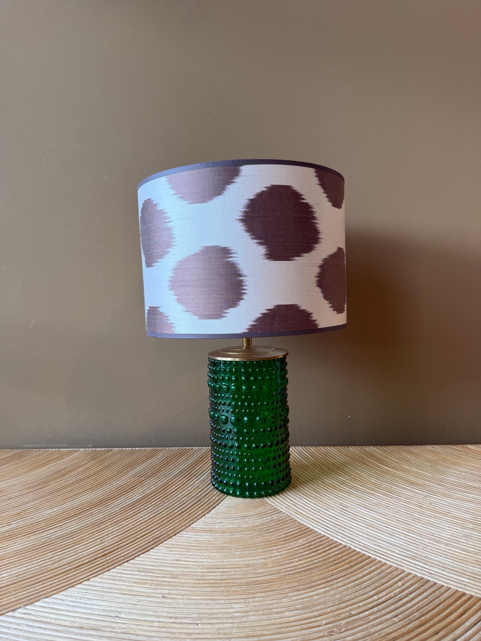 Green Glass Dots S