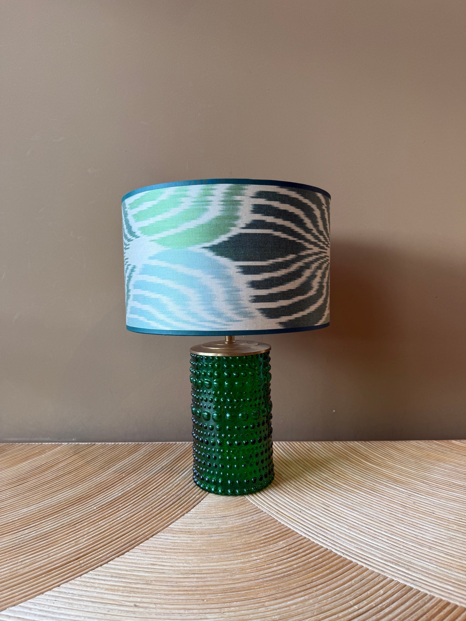 Green Glass Dots S
