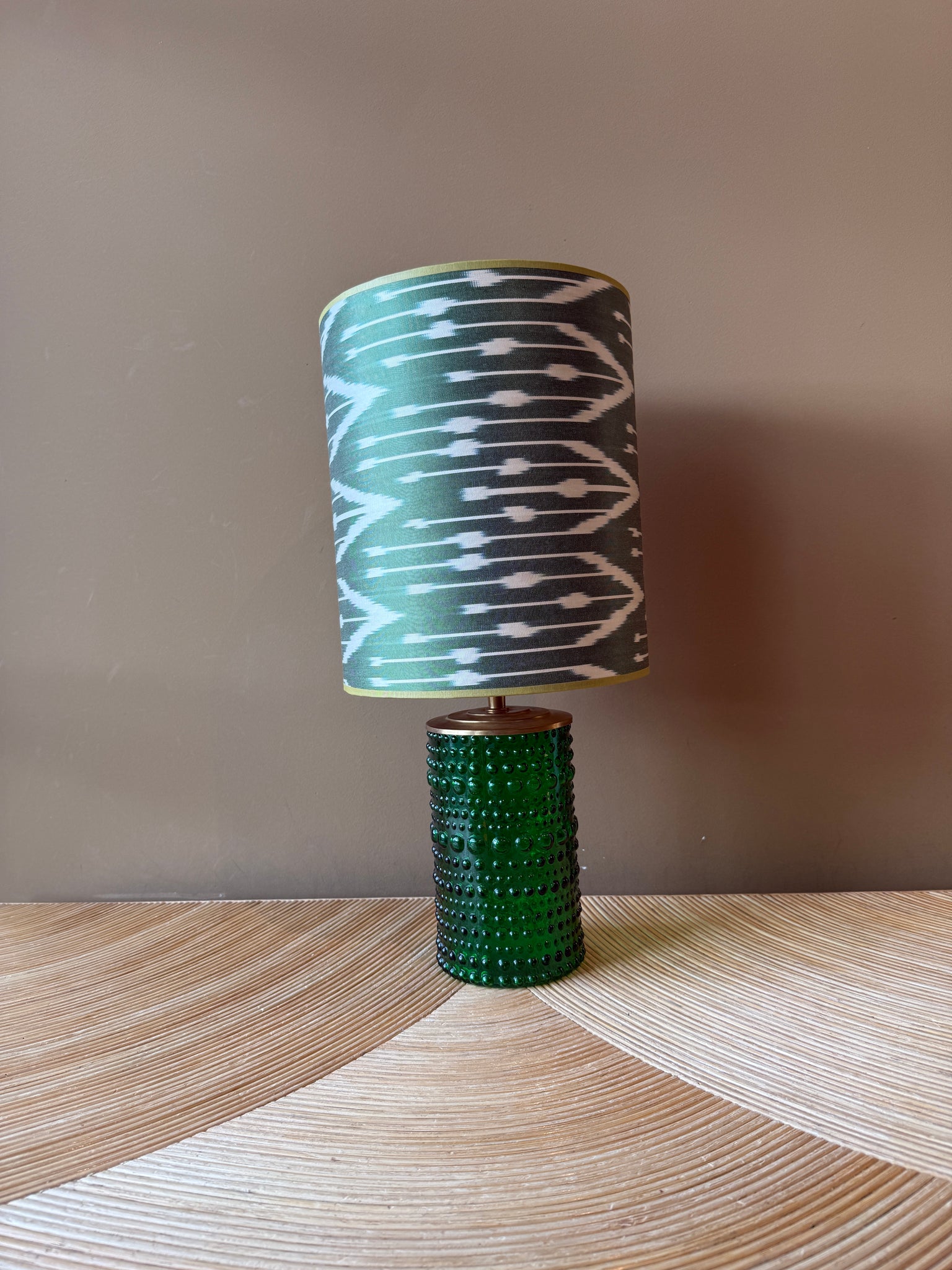 Green Glass Dots S