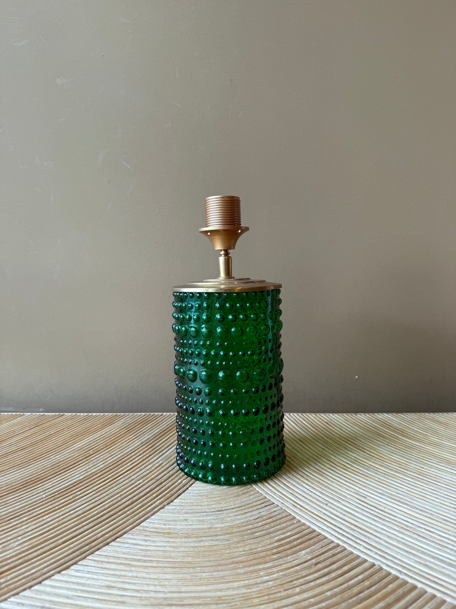 Green Glass Dots S