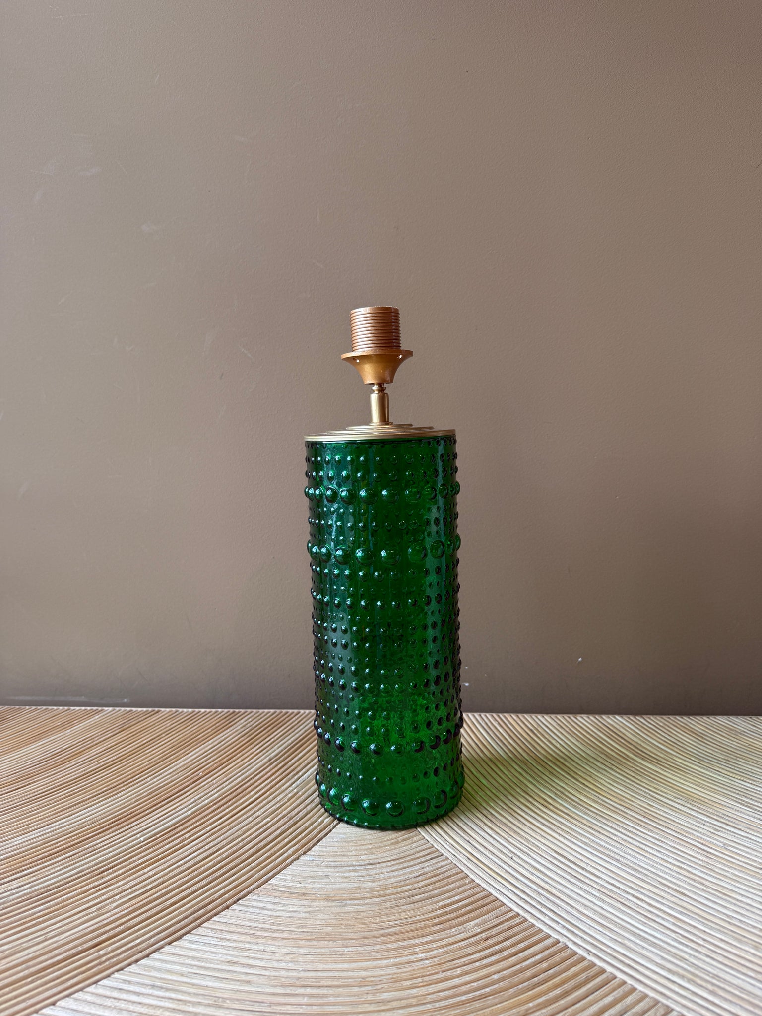 Green Glass Dots M