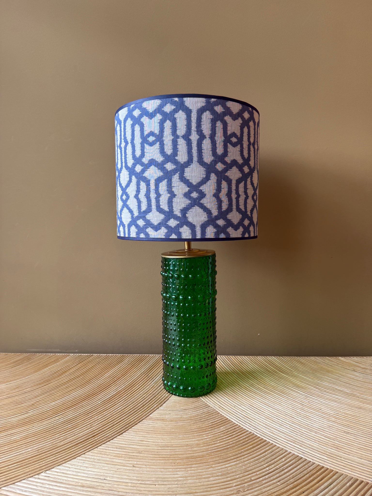 Green Glass Dots M
