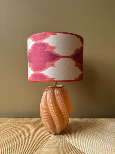 Peach Glass Swirl