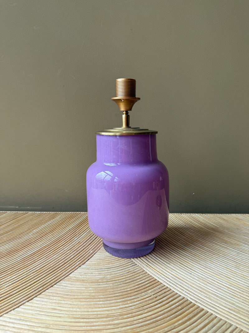 Lavender Glass Belly M