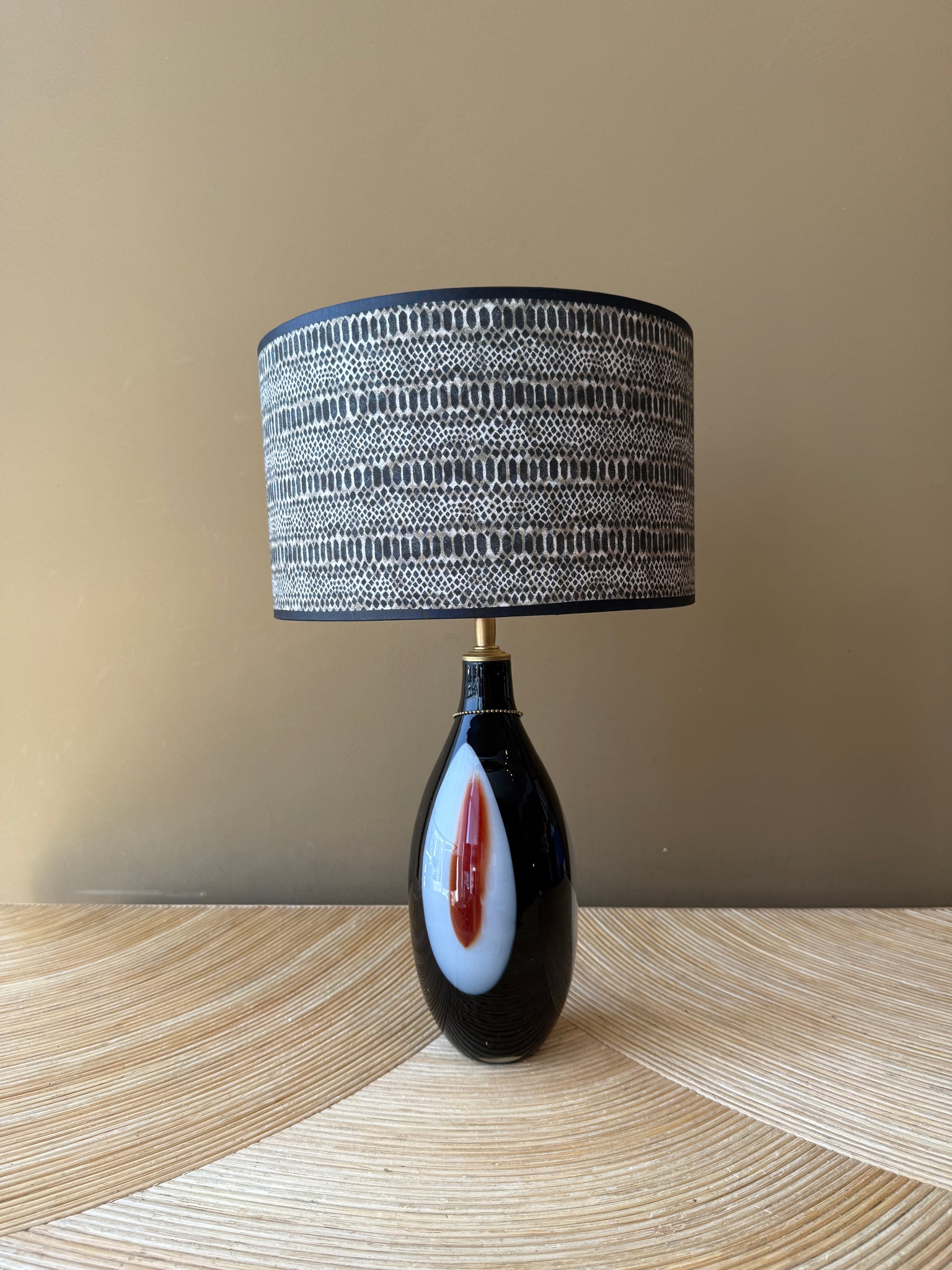 Vintage Black Red Eyes