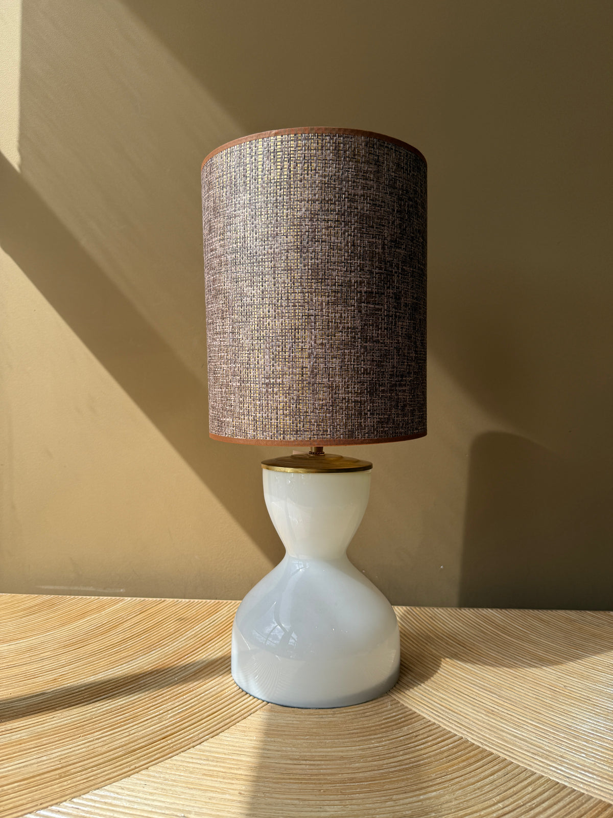 Vintage White Hourglass