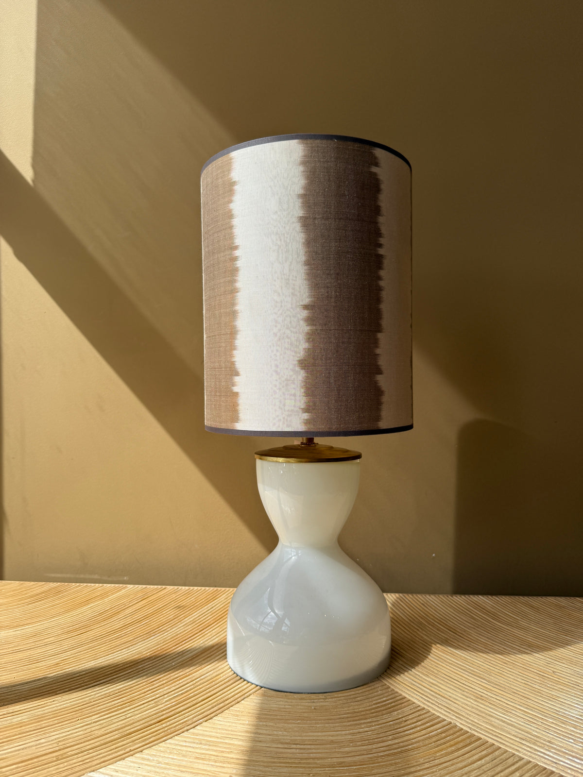 Vintage White Hourglass