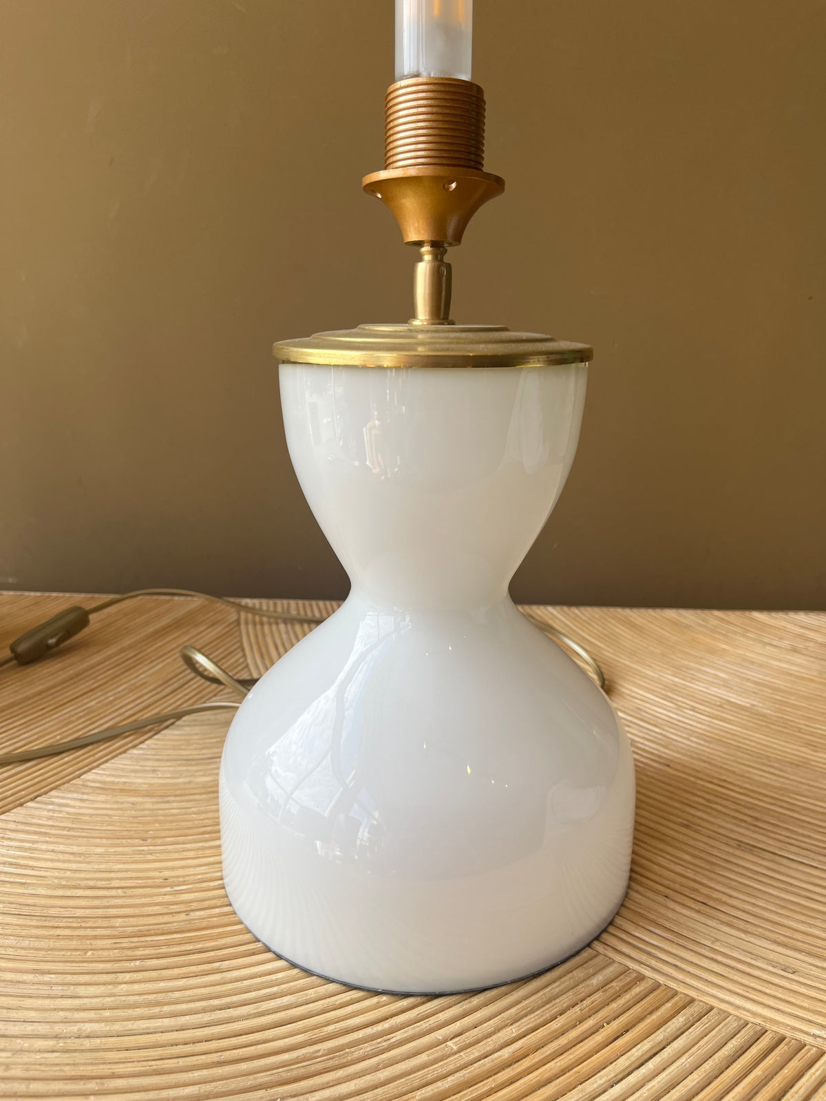 Vintage White Hourglass