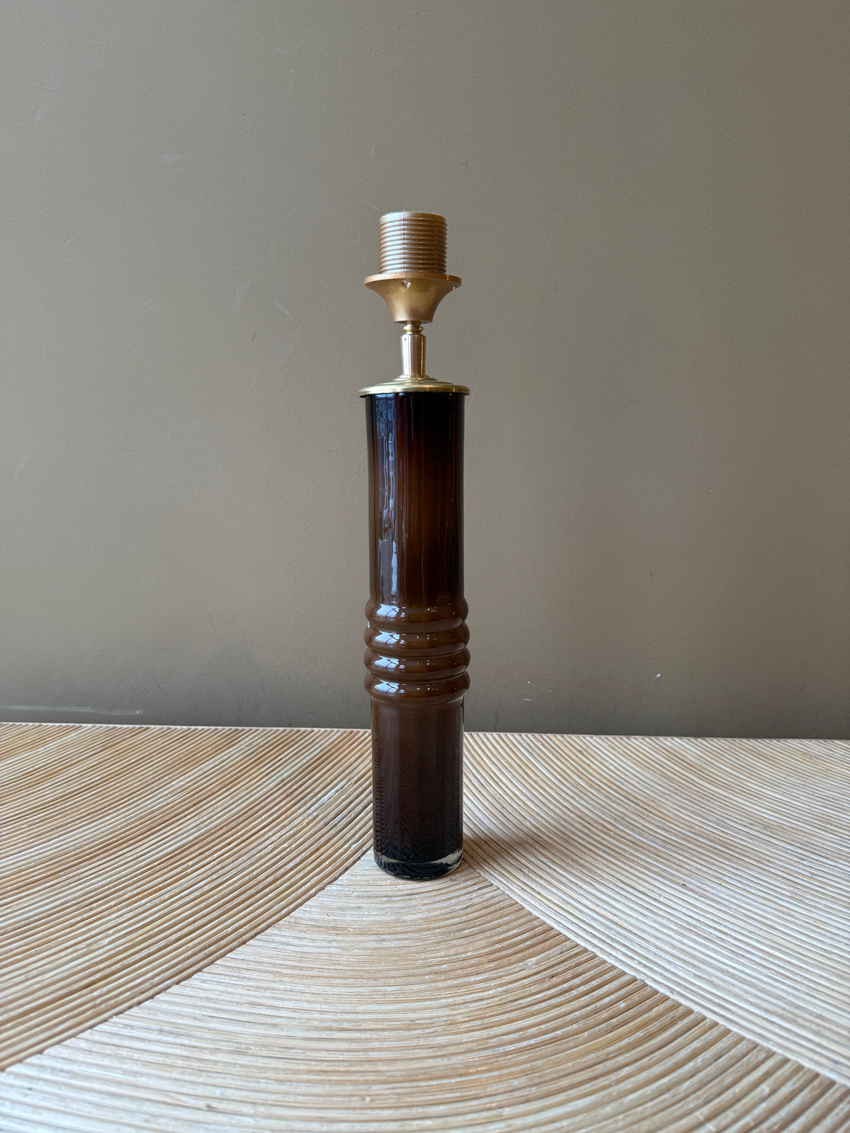 Vintage Murano Brown Glass Totem