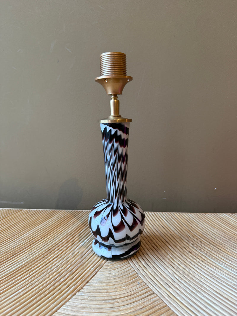 Vintage Murano Chocolate Swirl