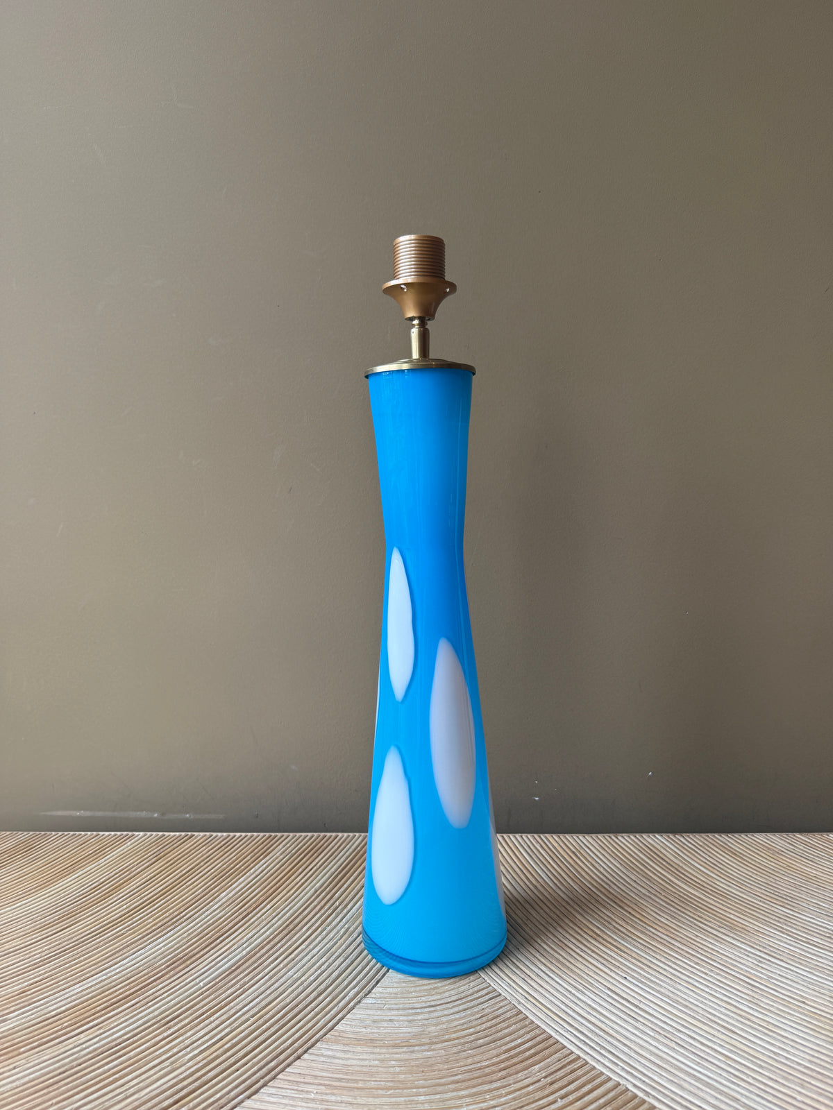 Vintage Murano Light Blue Tall