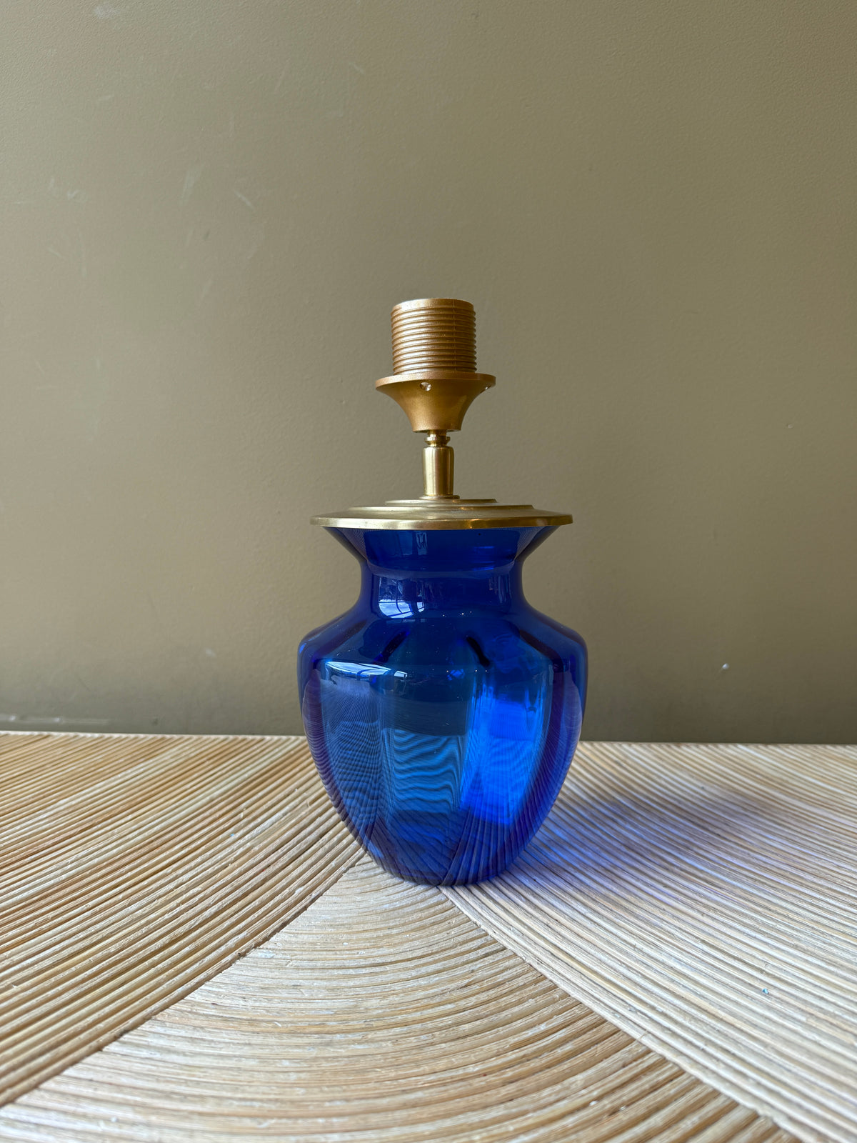 Vintage Clear Kobalt Glass