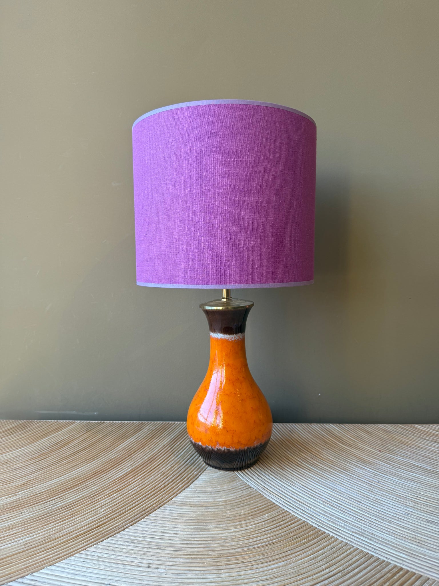 West Germany Orange Brown