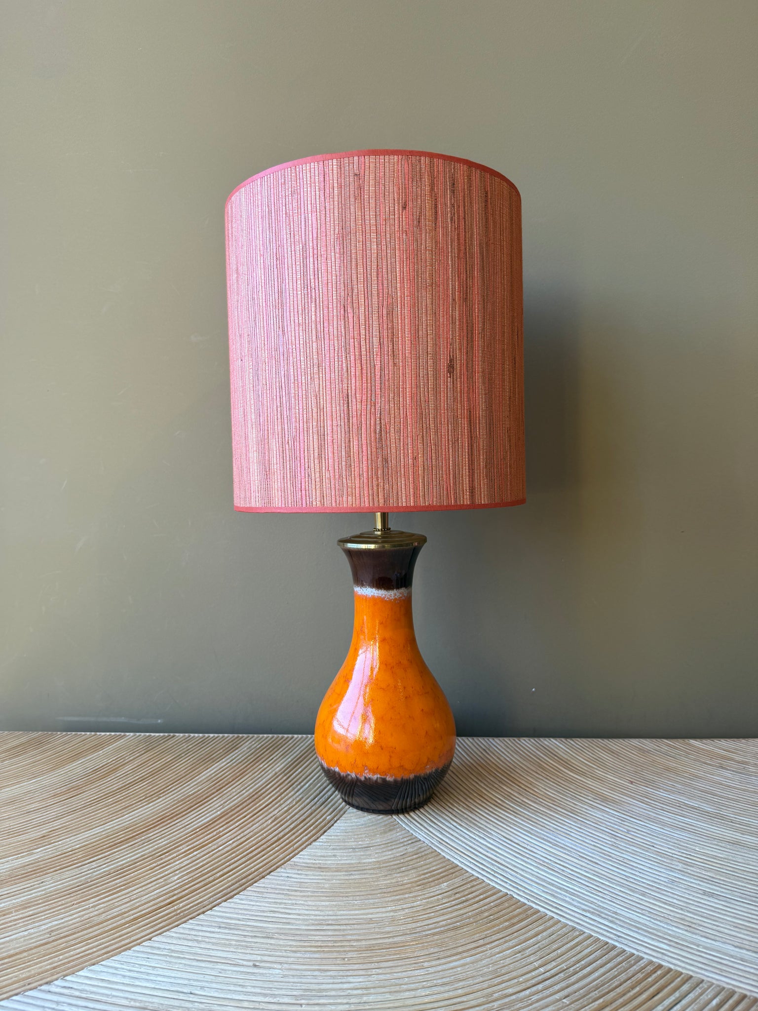 West Germany Orange Brown