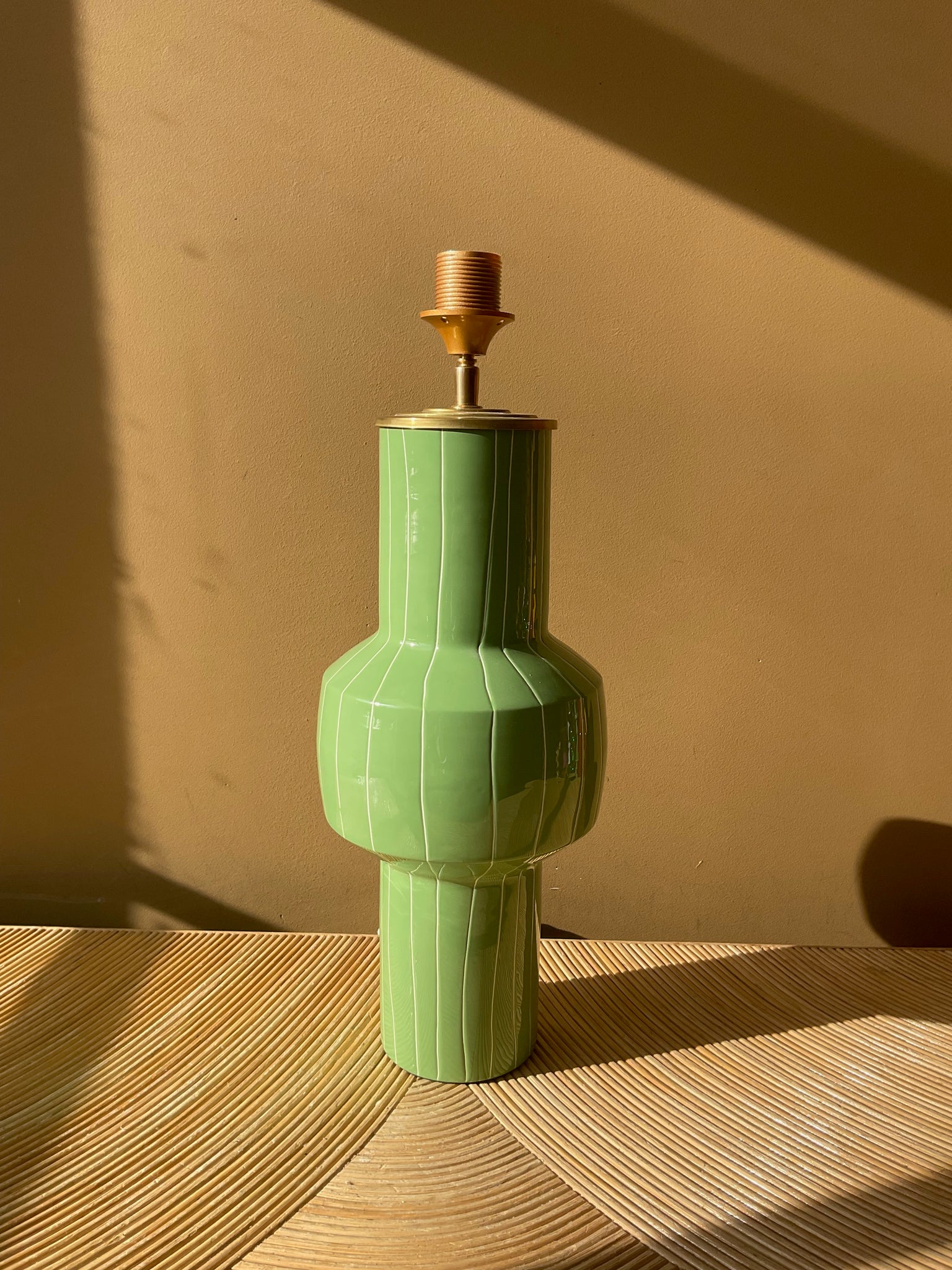 Steel Stripes Apple Green 45