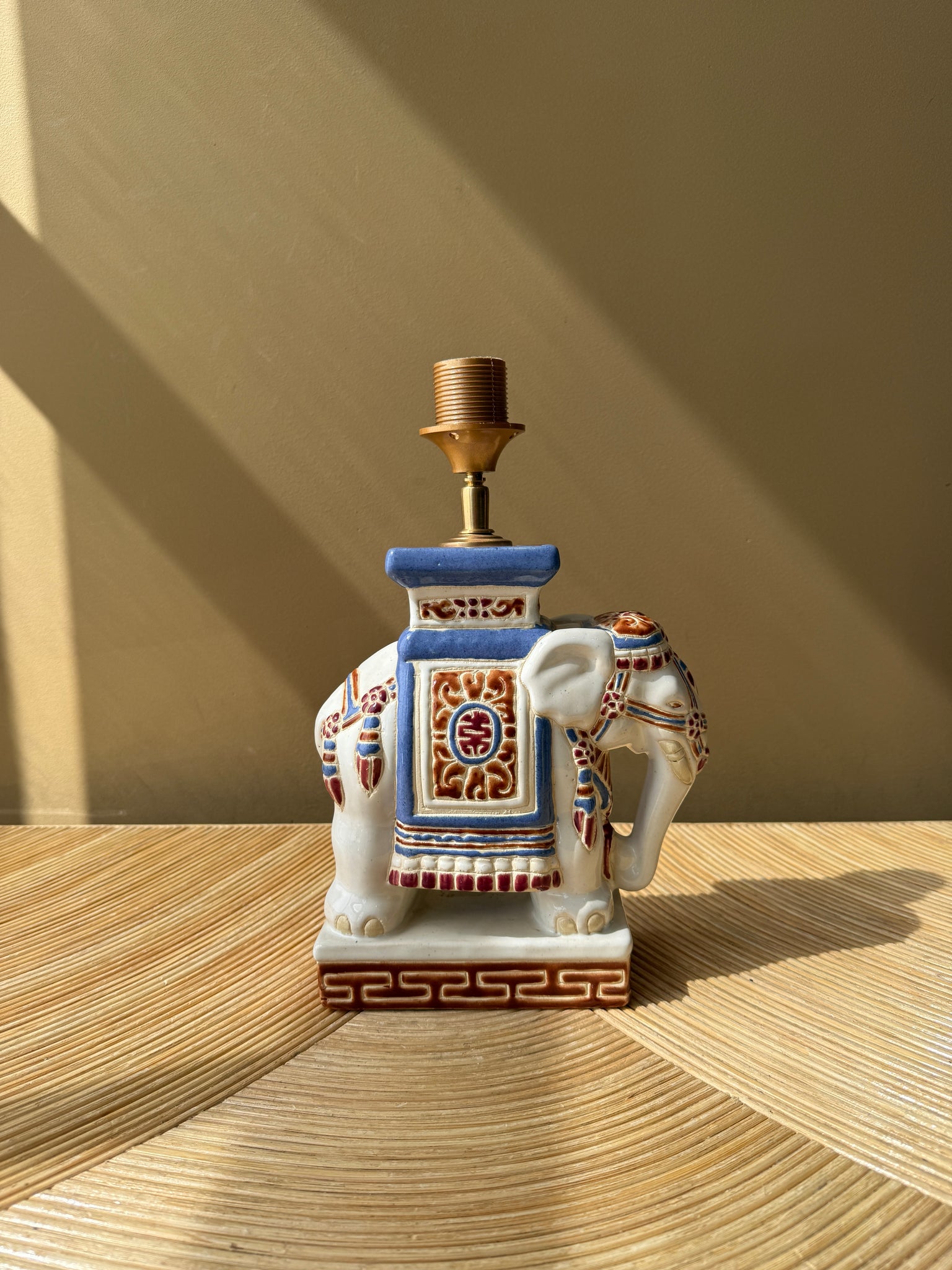 Elephant White Red Blue S