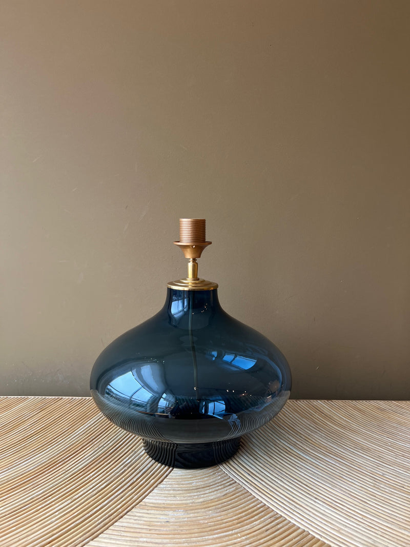 Wide Blue Glass