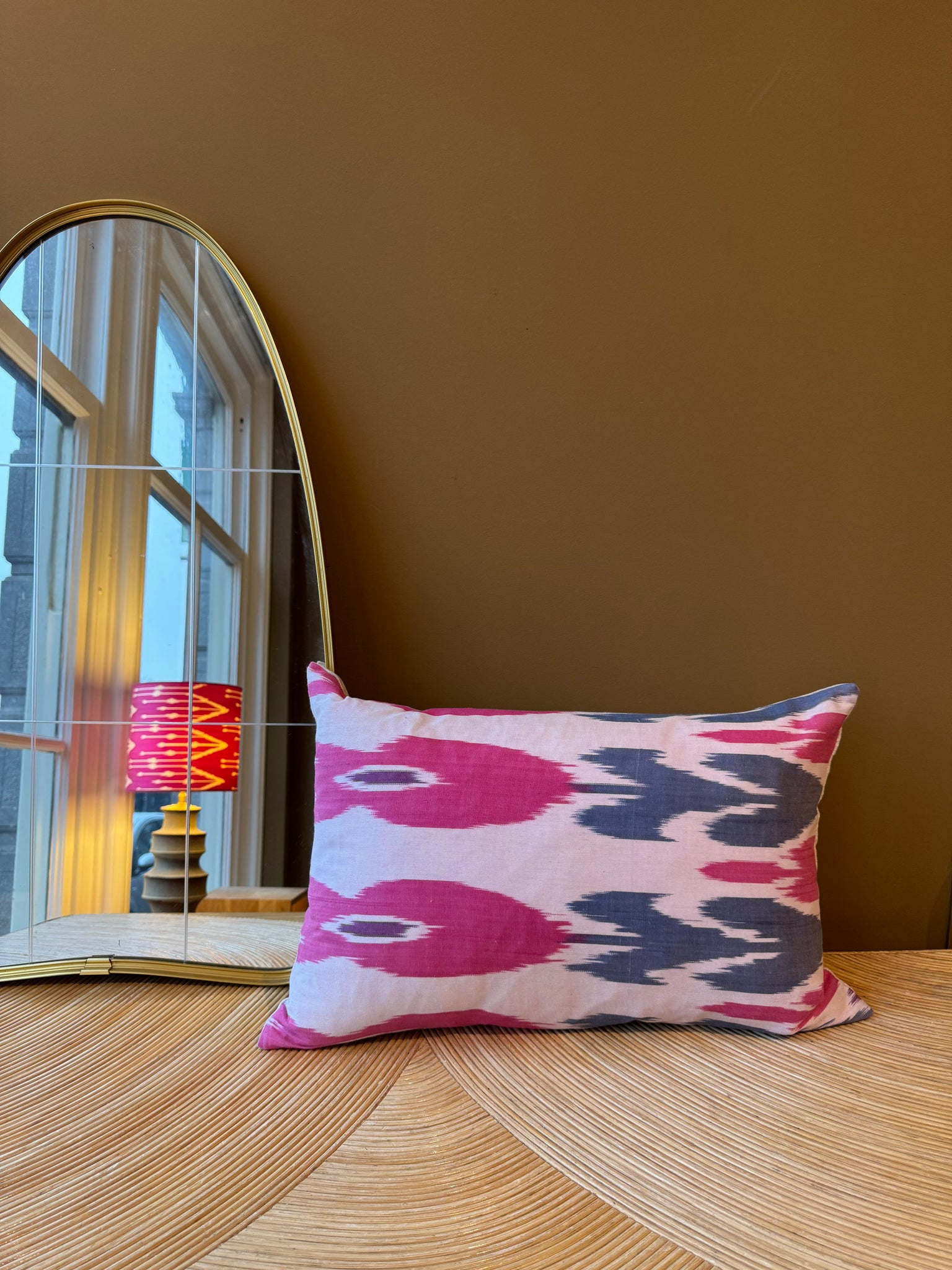 SALE Cushion Pink Cotton Tulip - Cotton