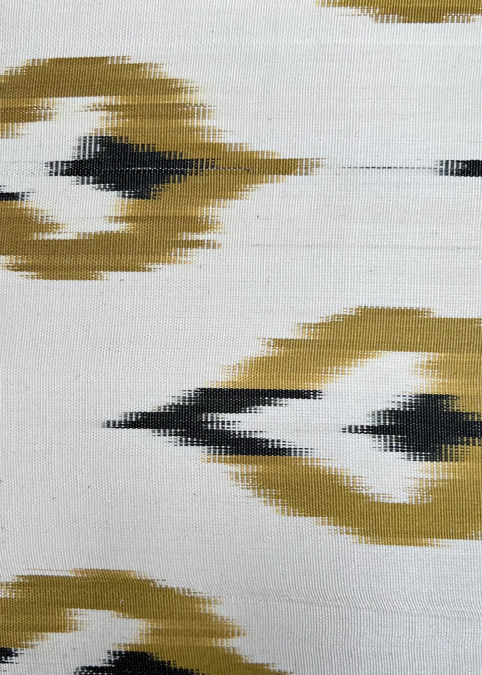 White Flame Silk Ikat