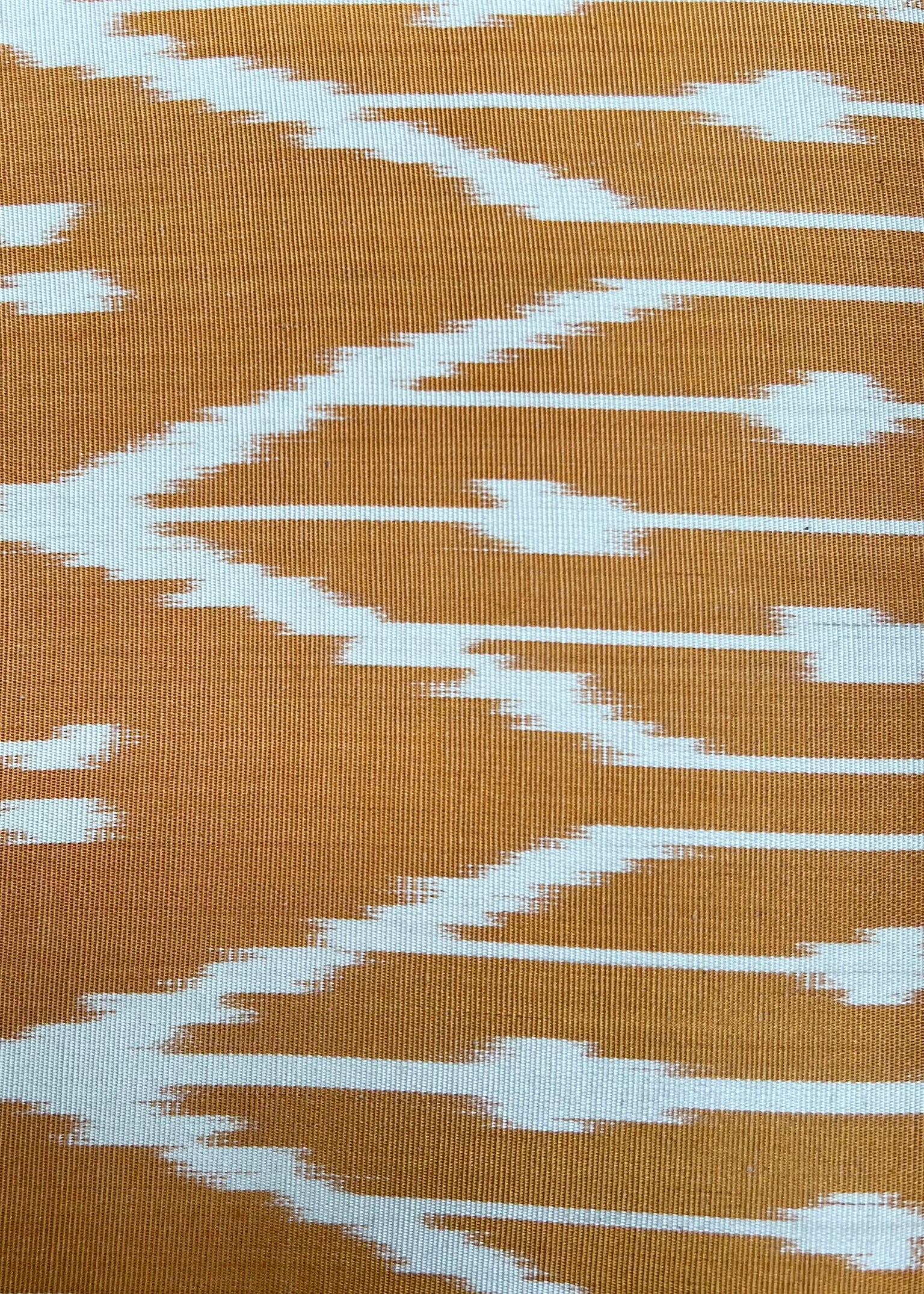 Orange Grill Silk Ikat