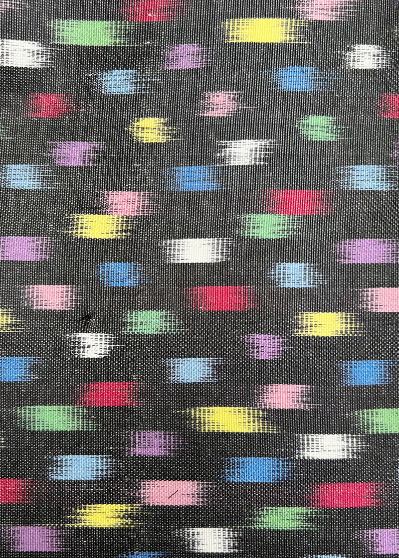 Multicolour Dots Silk Ikat