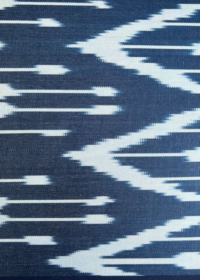Denim Grill Silk Ikat