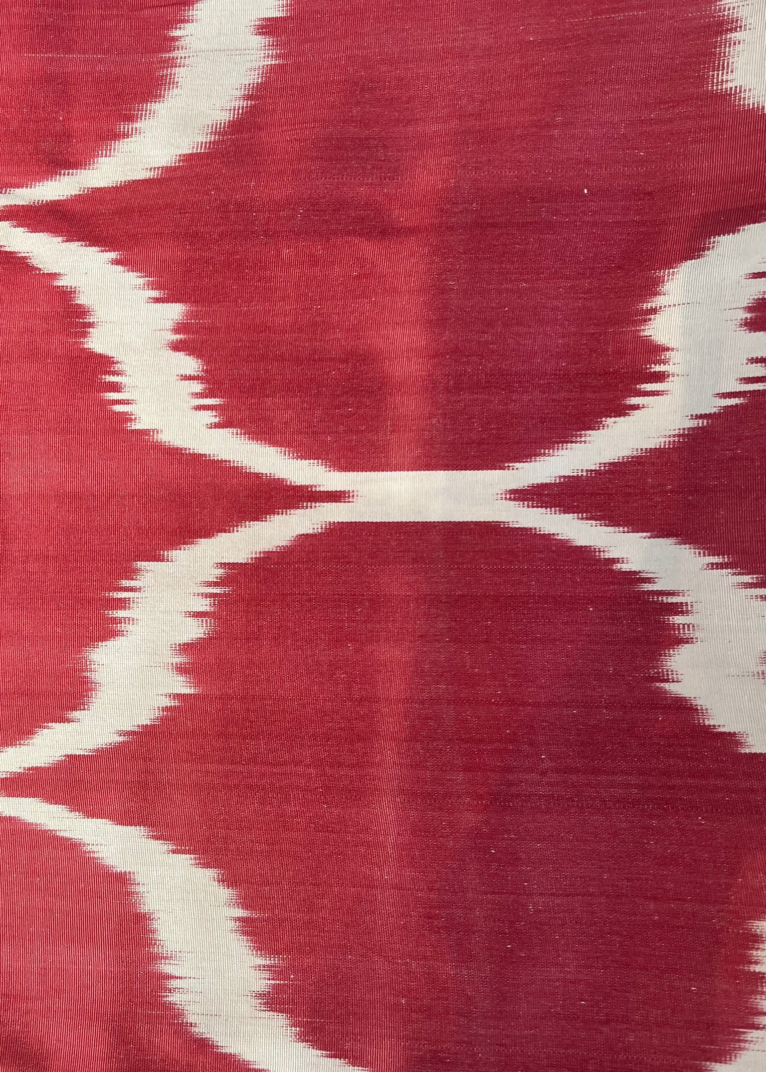 Cherry Waves Silk Ikat
