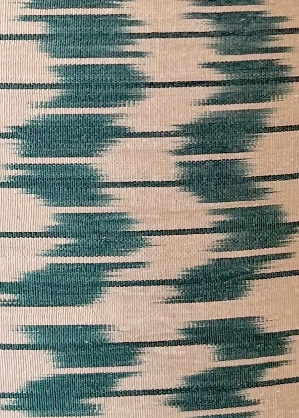 Petrol Grill Silk Ikat