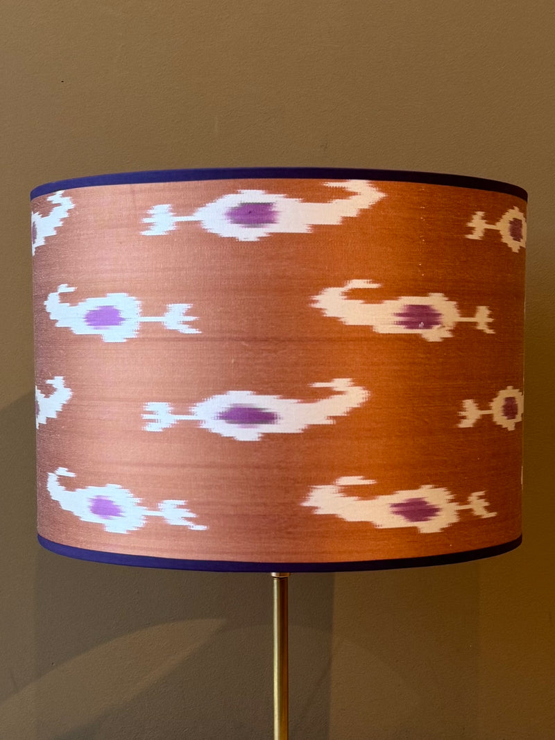 Brandy Fish Hook Silk Ikat