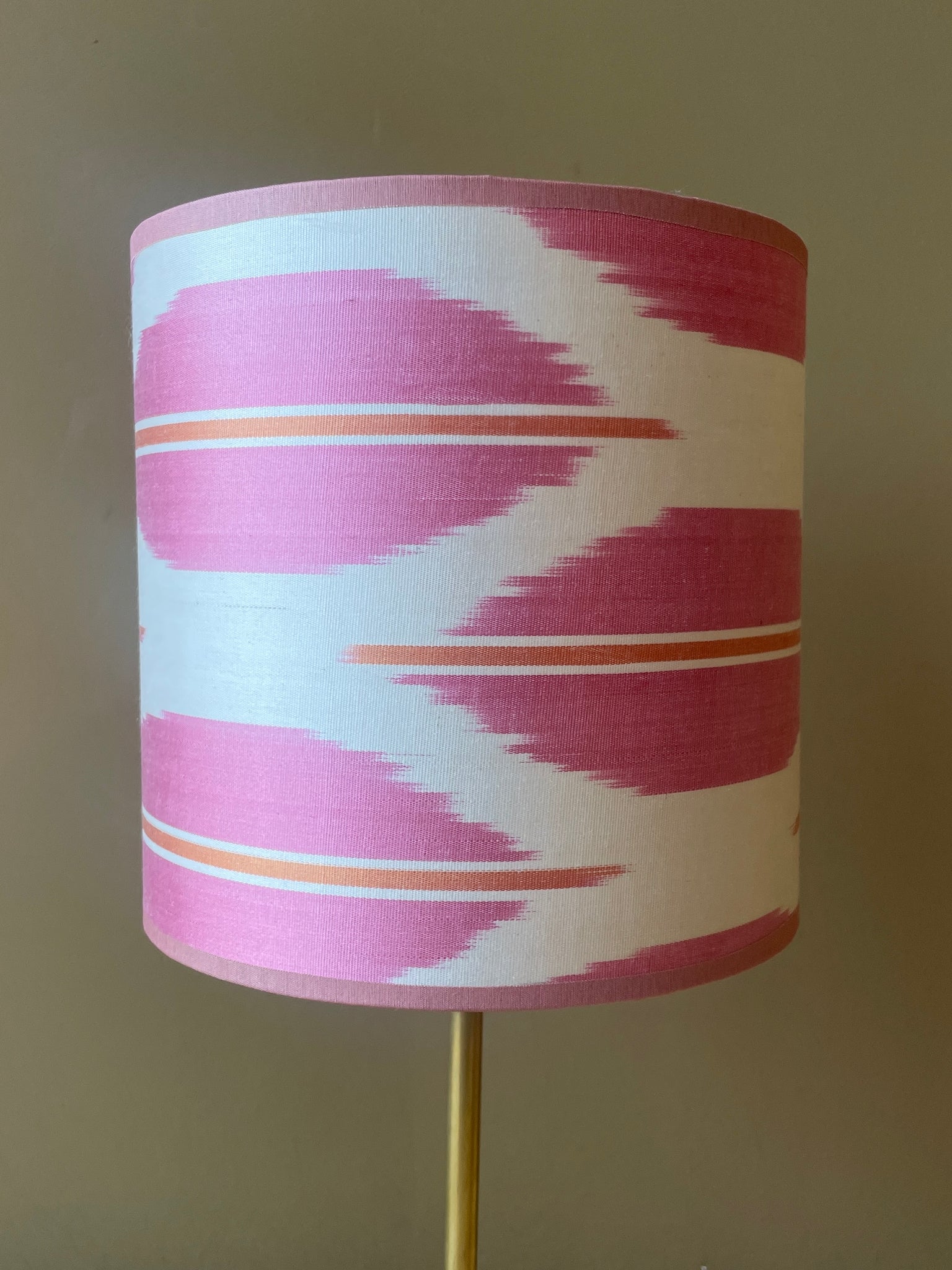 Pink Candy Silk Ikat