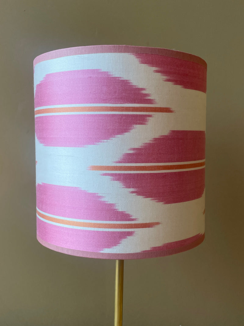 Pink Candy Silk Ikat