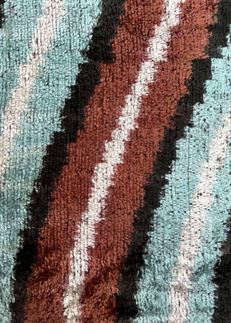 Velvet Multicolor Stripes